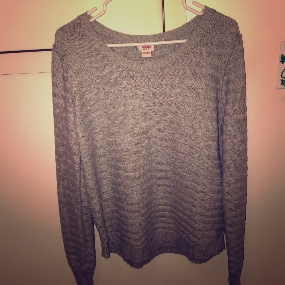 Mossimo Grey Long Sleeve Sweater
